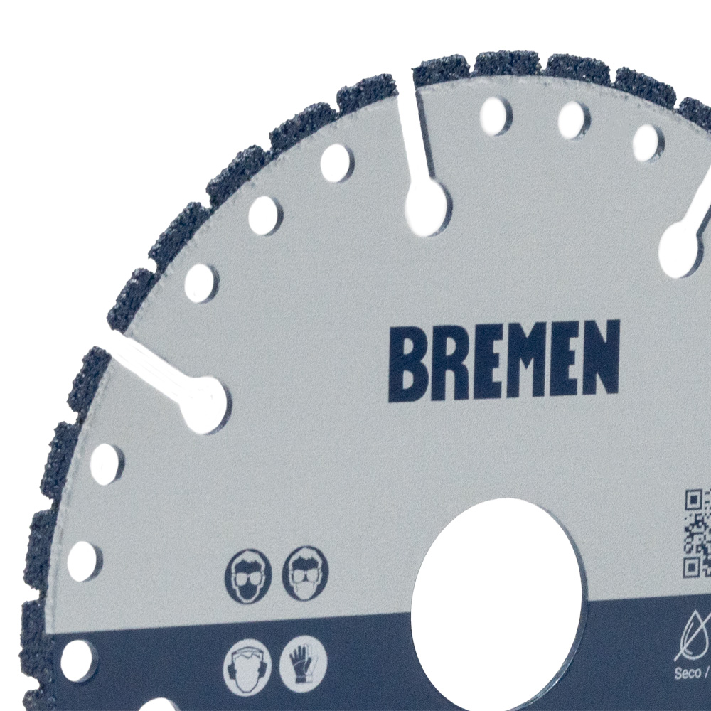 DISCO DIAMANTADO MULTIPROPOSITO 115 mm BREMEN® - BR8208