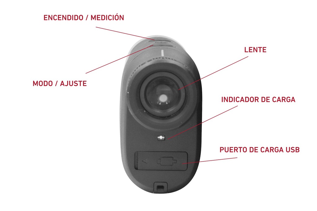 TELEMETRO MEDIDOR LASER DE DISTANCIA 700 mts. WEMBLEY - WE7745