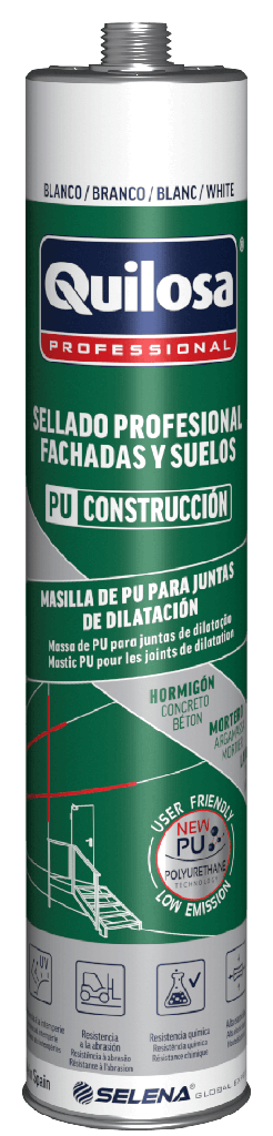 SELLADOR DE POLIURETANO PU CONSTRUCCION GRIS 600 ml. QUILOSA - 10049488