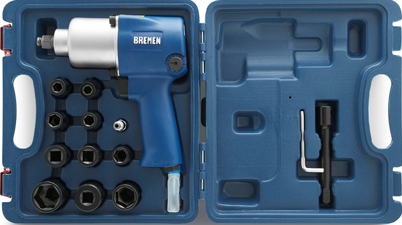 NEUMAT.LLAVE IMPACTO  1/2 INDUSTRIAL KIT 15 pz. BREMEN® - BR7132