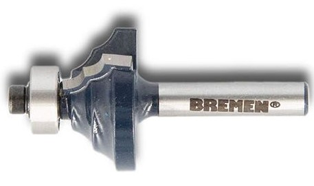 FRESA para ROUTER (PERFIL DOBLE) 1/4"x1 1/8"x1/2" BREMEN® - BR7637