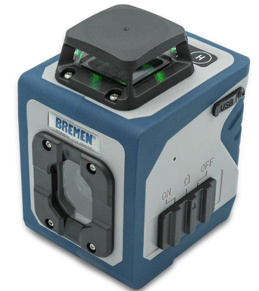 NIVEL LASER DE LINEA 360° [VERDE] BREMEN® - BR7722