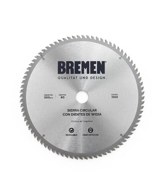 SIERRA CIRCULAR 300mm x 80 Dtes.WIDIA (ø30mm/ø16mm) BREMEN® - BR3868