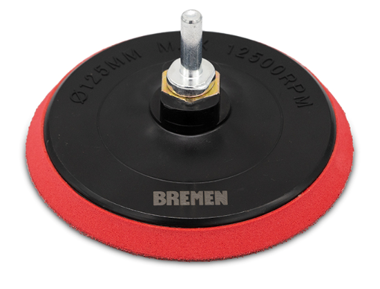 DISCO RESPALDO DE GOMA (5" / 125mm) CON ADAPTADOR BREMEN® - BR8060