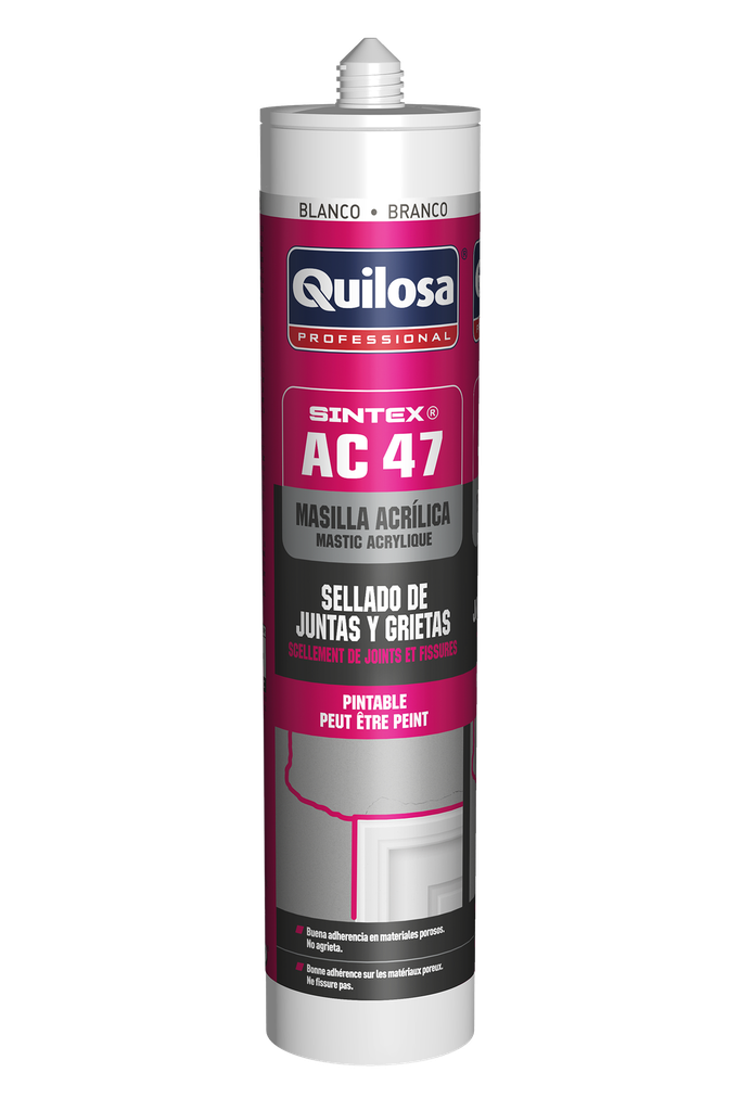 SELLADOR ACRILICO JUNTAS Y GRIETAS SINTEX AC-47 LADRILLO 300 ml. QUILOSA - 10043775