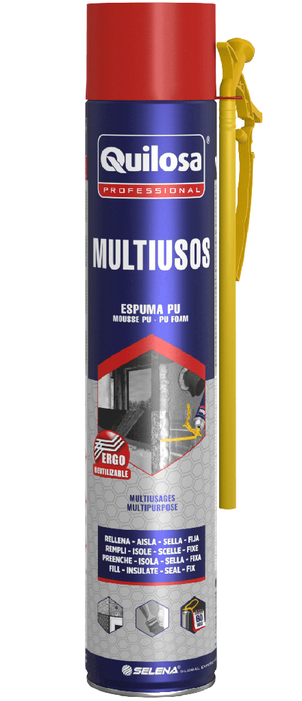 ESPUMA DE POLIURETANO MULTIUSO 750 ml. QUILOSA - 10051387