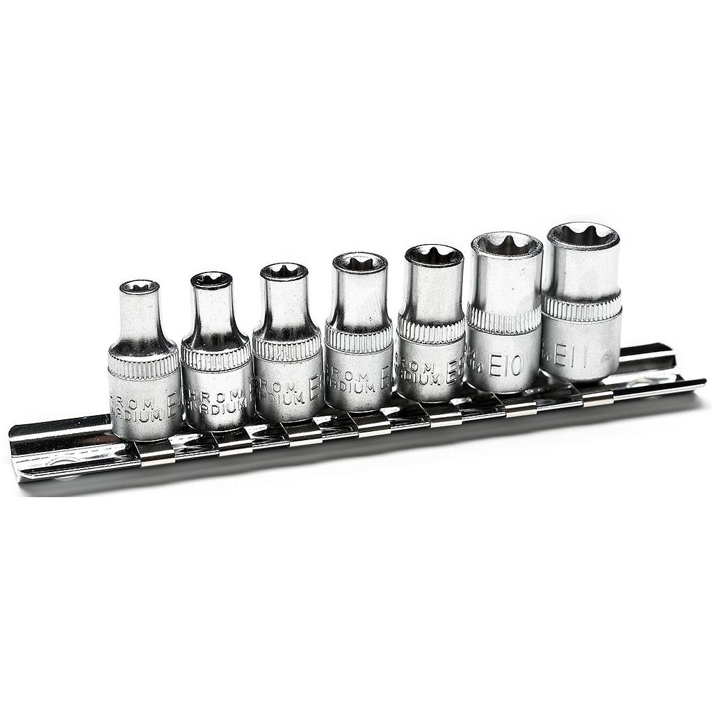 BOCALLAVE JGO.   7 PZ. TORX HEMBRA ENC.1/4 BREMEN® - BR5199