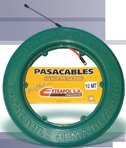 PASACABLE PLASTICO CON ALMA DE ACERO 7 mts. EXTRAPOL - EX0907