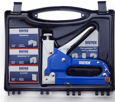 [BR6661] ENGRAMPADORA MANUAL PROFESIONAL TRIPLE [MALETIN] BREMEN® - BR6661