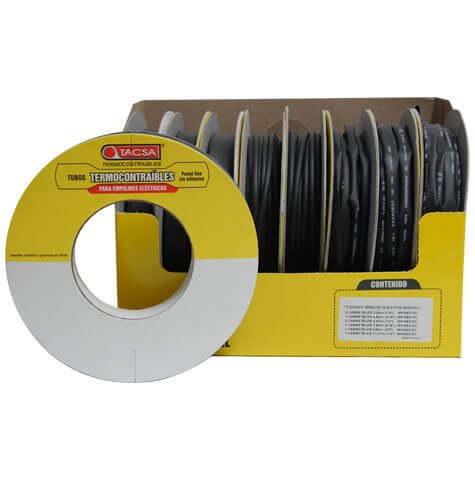 [TA6004] TERMOCONTRAIBLE     1/8 x 10 mts TACSA - TA6004