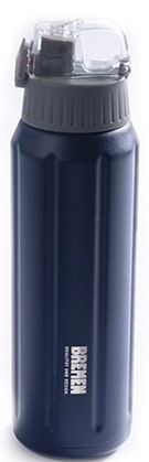 [BR7296] TERMO DEPORTIVO 600 cc. AC.INOX. AZUL BREMEN® - BR7296