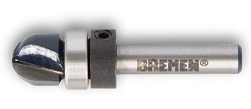 [BR7633] FRESA para ROUTER (MEDIA CAÑA CON GUÍA AUXILIAR) 1/4"x1/2"x3/8" BREMEN® - BR7633