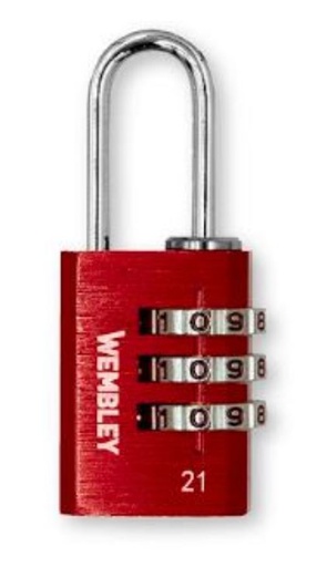 [WE7881] CANDADO DE  COMBINACION 21 mm 3 DIGITOS WEMBLEY®® - WE7881