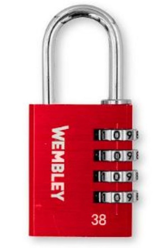 [WE7883] CANDADO DE  COMBINACION 38 mm 4 DIGITOS WEMBLEY®® - WE7883