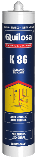 [10043526] SELLADOR DE SILICONA ACETICA K-86 TRANSPARENTE 280 ml. QUILOSA - 10043526