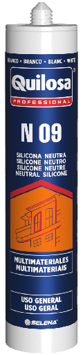 [10043420] SELLADOR DE SILICONA NEUTRA N-09 TRANSPARENTE 300 ml. QUILOSA - 10043420