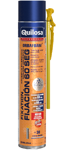 [10040759] ADHESIVO EN ESPUMA ORBAFOAM FIJ.60 SEGUNDOS 750 ml. QUILOSA - 10040759