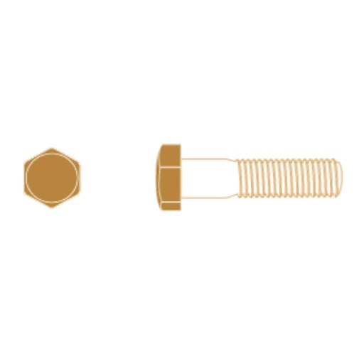 [BMBF12065] BULON 8.8 MB HEXAGONAL  [030]  12 x 1.25 x 65  (Caja x 50)  BREMEN® - BMBF12065