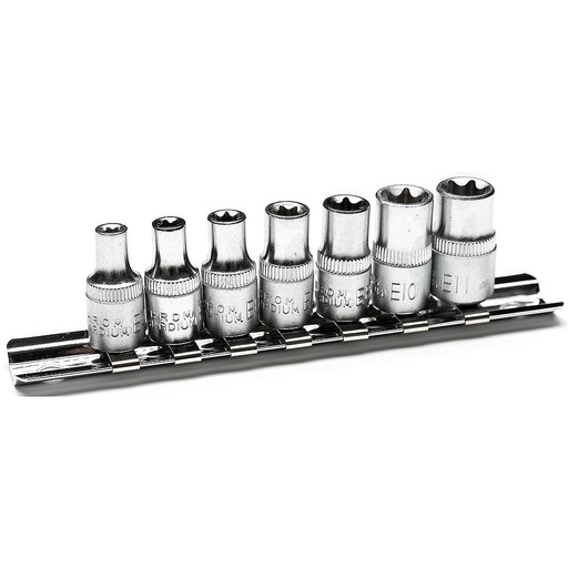 [BR5199] BOCALLAVE JGO.   7 PZ. TORX HEMBRA ENC.1/4 BREMEN® - BR5199